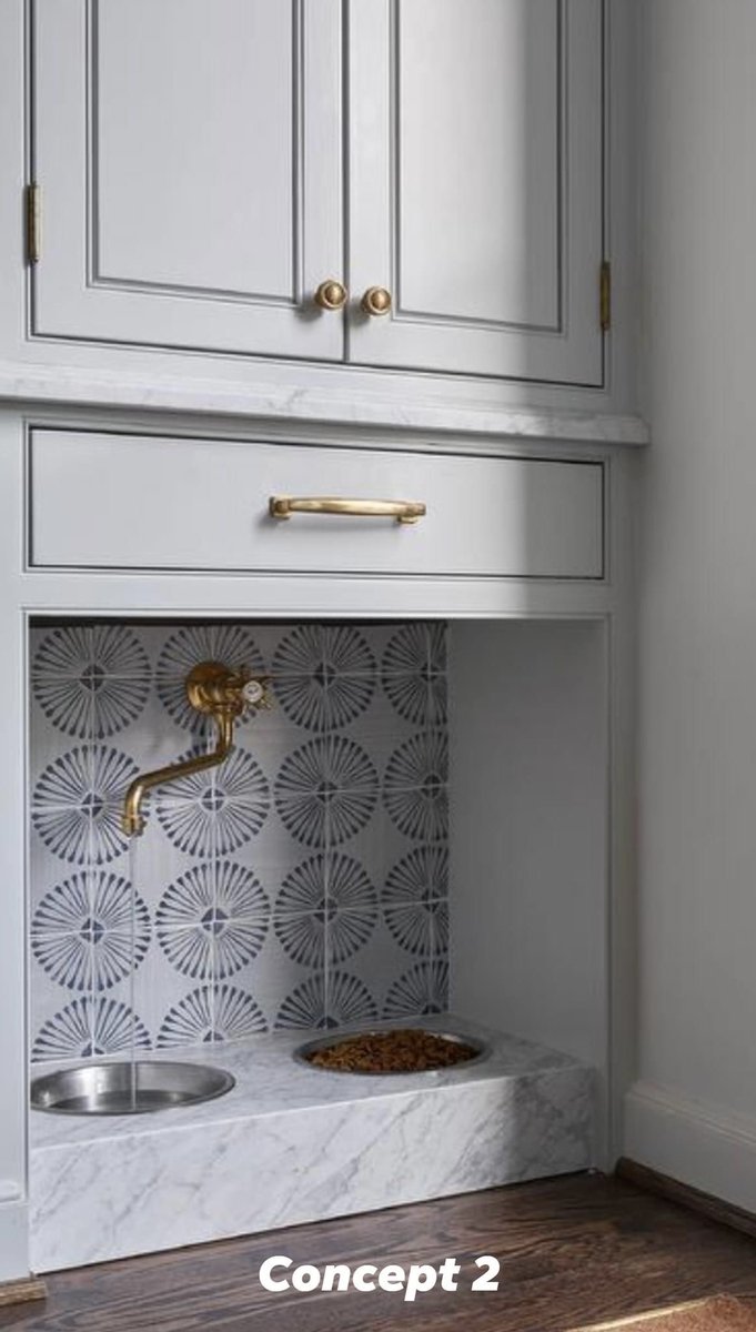 gabi_sperry's tweet image. Would love your feedback Pet Lovers! What type of pet/s do you have and would you prefer a Built In Feeding Station that you can 1)hide or 2)show off? #Decisions #DesignPhase #ConceptPhase