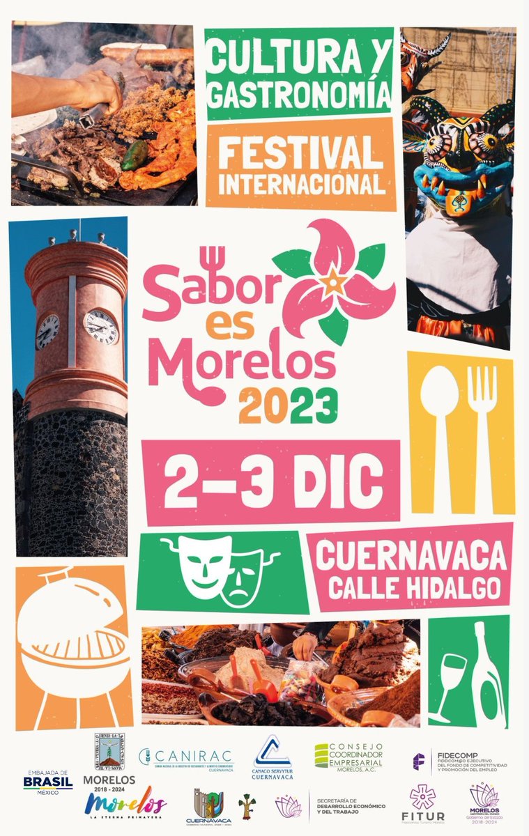🇧🇷 <a href="/BrasilnoMexico/">Brasil en México 🇧🇷</a> confirmó su participación como país invitado en el festival "#SaborEsMorelos". En conmemoración de los 90 años de relaciones diplomáticas entre Brasil y México, 🇧🇷🇲🇽 los visitantes podrán disfrutar de la rica gastronomía brasileña, 🍢🍹🍡