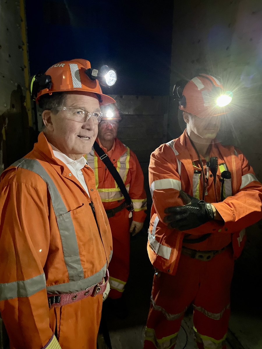 GeorgePirieMPP's tweet photo. Had a great visit at @Glencore's state-of-the-art Sudbury Integrated Nickel #Mining Operation.

Our government is securing the Made-in-Ontario #CriticalMinerals supply chain to fuel the EV revolution. The #Nickel in #Sudbury &amp; in the north will power the technologies of tomorrow. https://t.co/tZnL5gzvjC