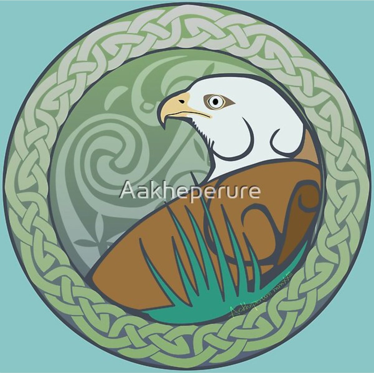 The sales are on... 40% off sitewide on Redbubble to get your gifting started. How do you like my La Tène/Celtic knotwork inspired hawk design? 🛒rdbl.co/3sCS6DP