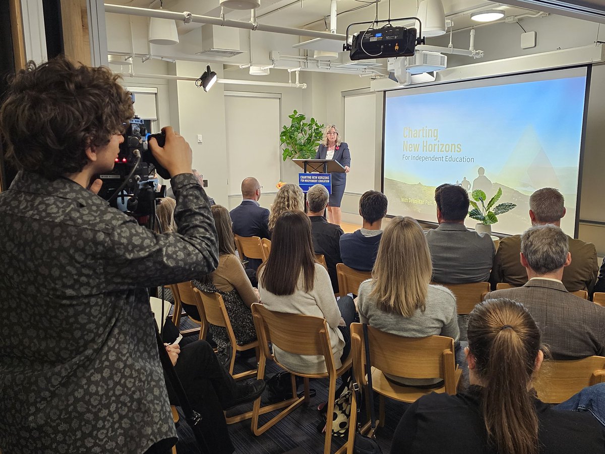 Attending Charting New Horizons <a href="/cardusca/">Cardus</a> with <a href="/DeaniVanPelt/">Deani Van Pelt</a>. The pandemic has left #education changed...long-term. What trends is she watching?