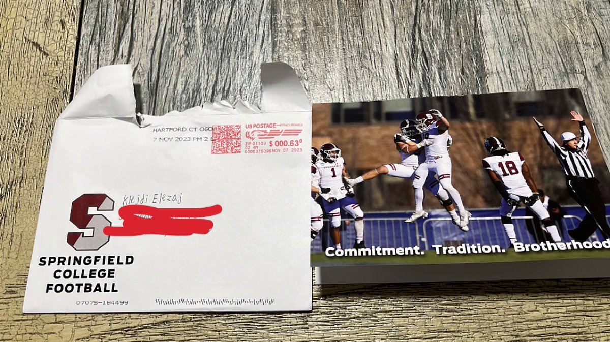 Thank you for the written letter @CoachStraley!!! Can’t wait to see what you guys are all about.@_SCFootball