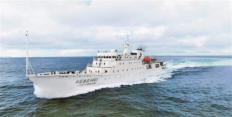 China's 3,000-tonne intelligent ocean patrol #ship, 