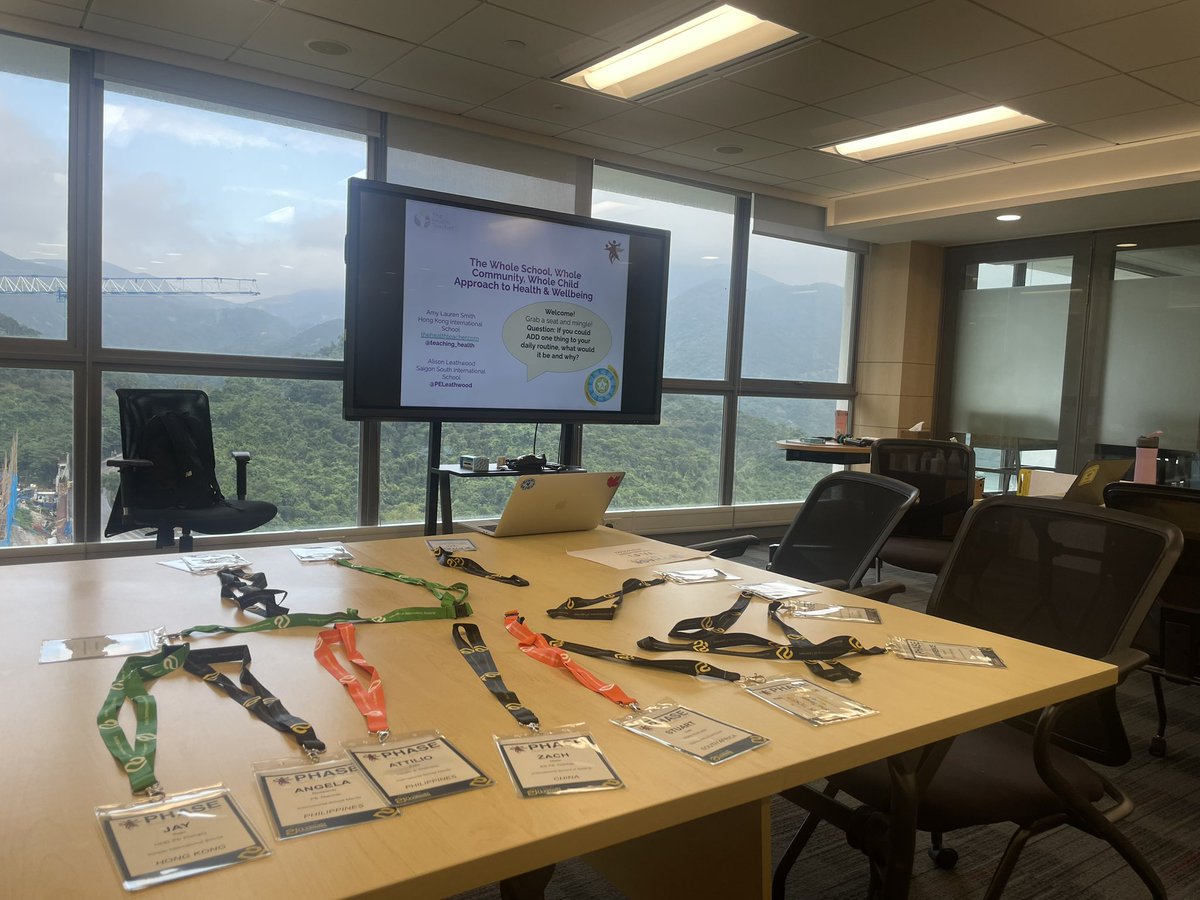 <a href="/teaching_health/">Amy Lauren Smith</a> and I are ready to welcome <a href="/PHASEglobal/">PHASE</a> participants to deep dive a Whole #Community Whole Child Approach to #Health and  #Wellbeing 🙌🏻