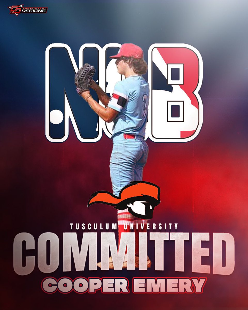 The NLB NC family would like to congratulate 2024 grad Cooper Emery on his commitment to play Division 2 baseball at Tusculum University! 

#NLBway⚾️
<a href="/nextlevelbb/">Next Level Baseball</a> <a href="/CooperEmery3/">Cooper Emery</a>
