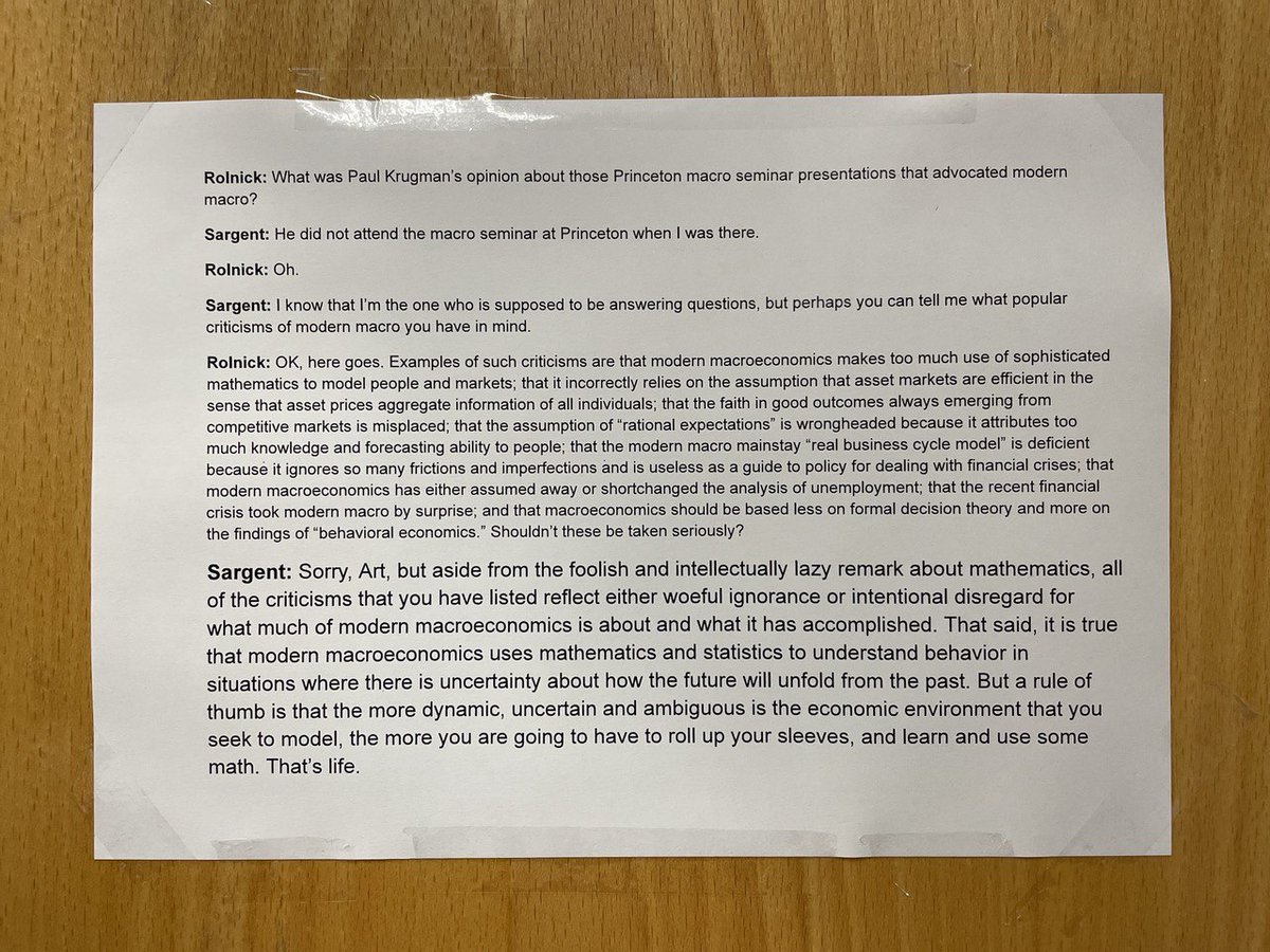 Priceless Tom Sargent.
ht @mvazcar