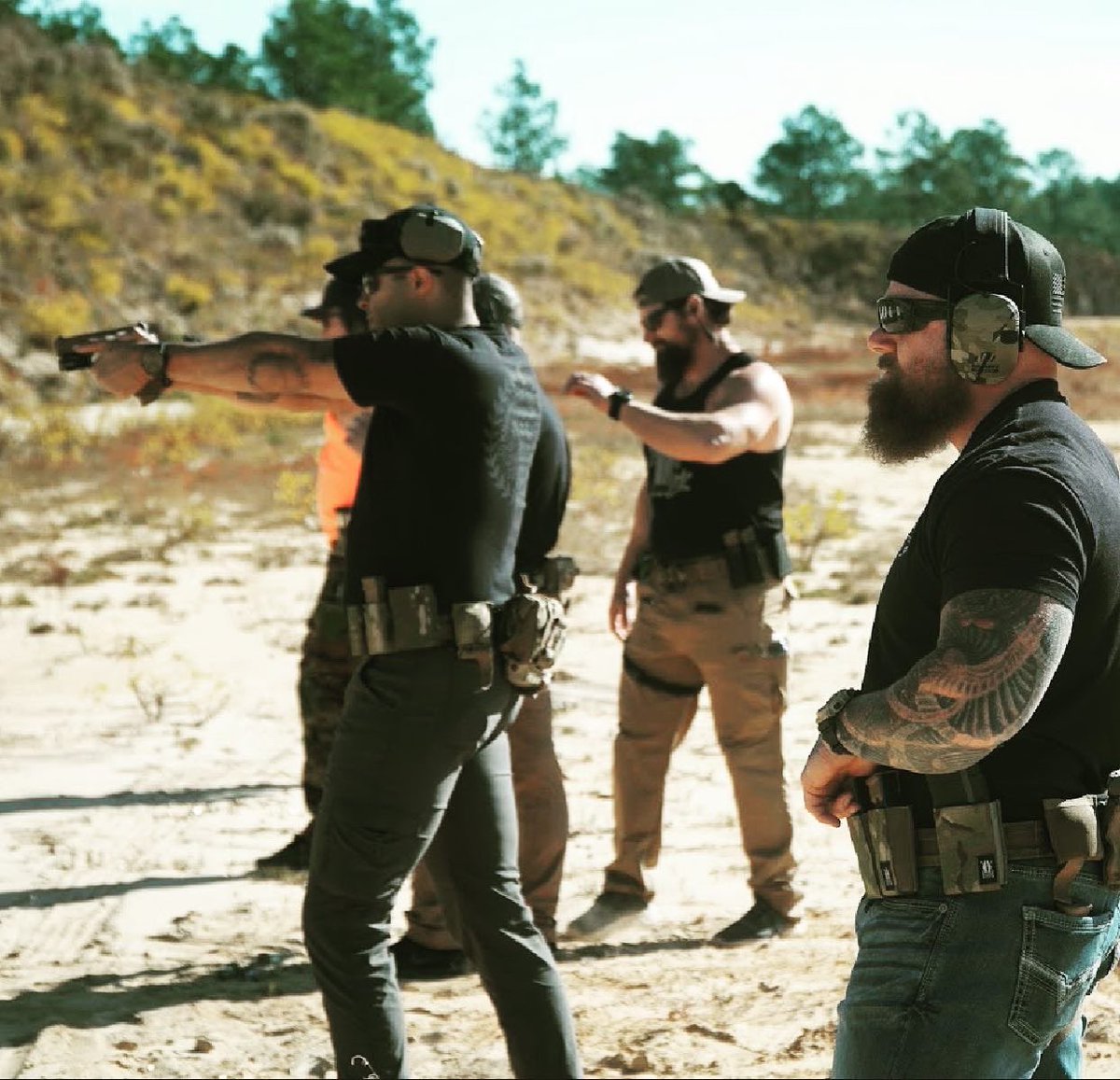 vikingbezerker's tweet photo. Getting some fantastic instruction from the #beardedfrogman himself #Joehahn Joe has the perfect instructor Style of serious while keeping it fun. Thanks brother. 👊🏼 🏴‍☠️ #ktc2304 @GBRSGroup #rangday #strongholdsolutions https://t.co/dNtsI9joaz
