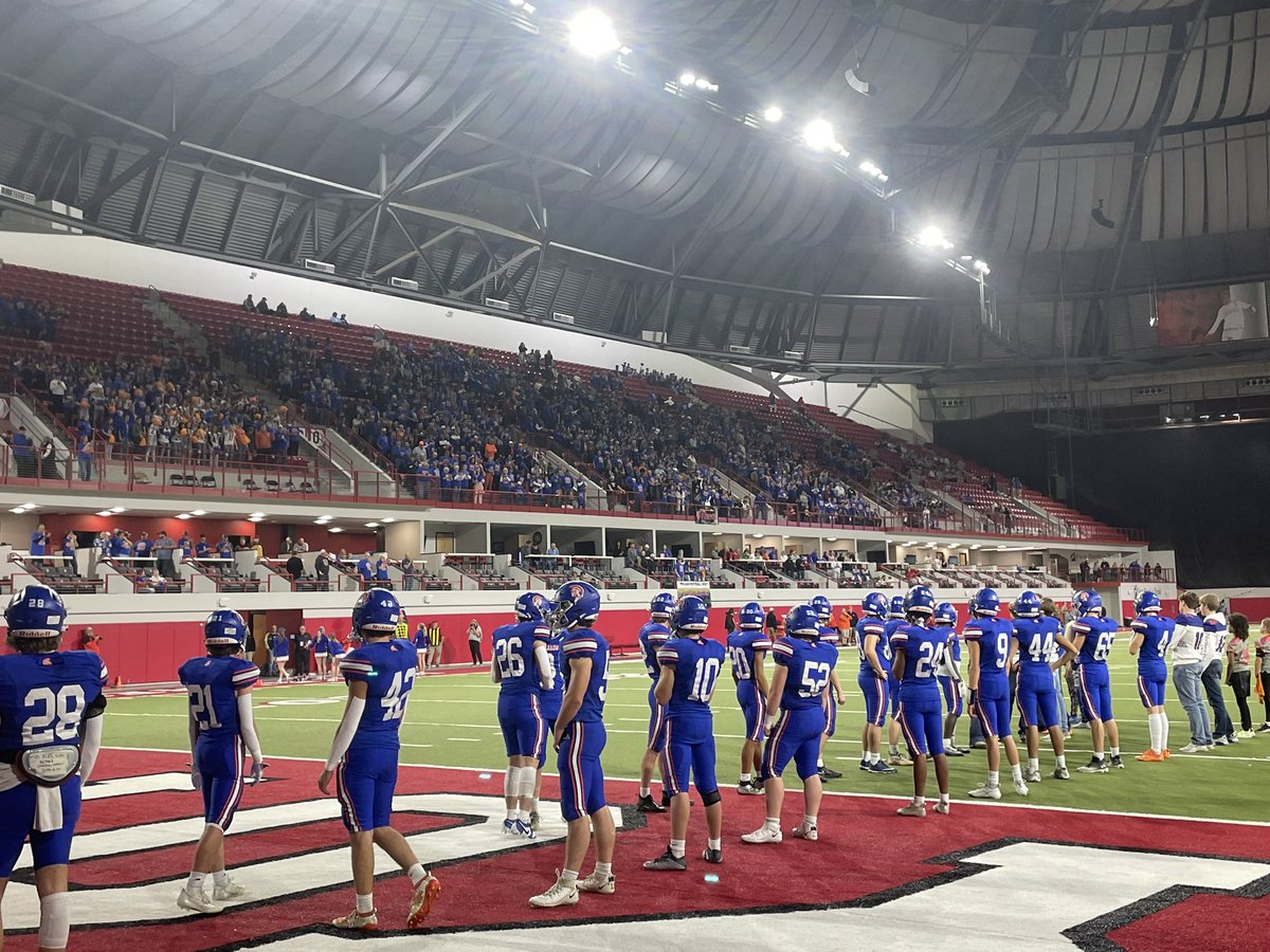 The population of Parkston is 1,567, and this is their crowd for the 9AA state championship game. #sdpreps