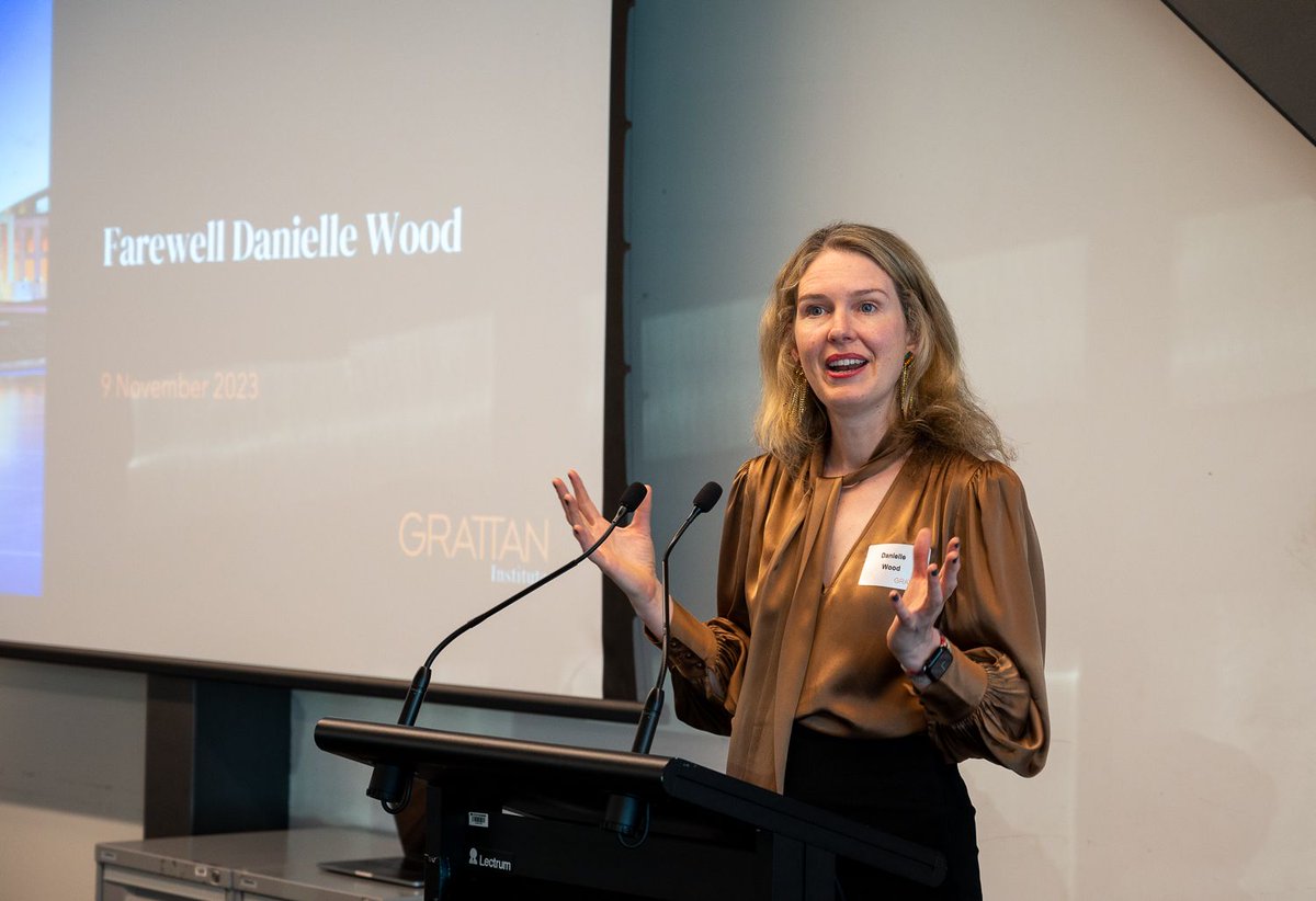 After almost a decade at Grattan, our CEO @danielleiwood finishes up today, to start a new role as Chair of the Productivity Commission. Her genuine warmth, humour, and mentorship will be greatly missed in the office. We wish her all the very best.