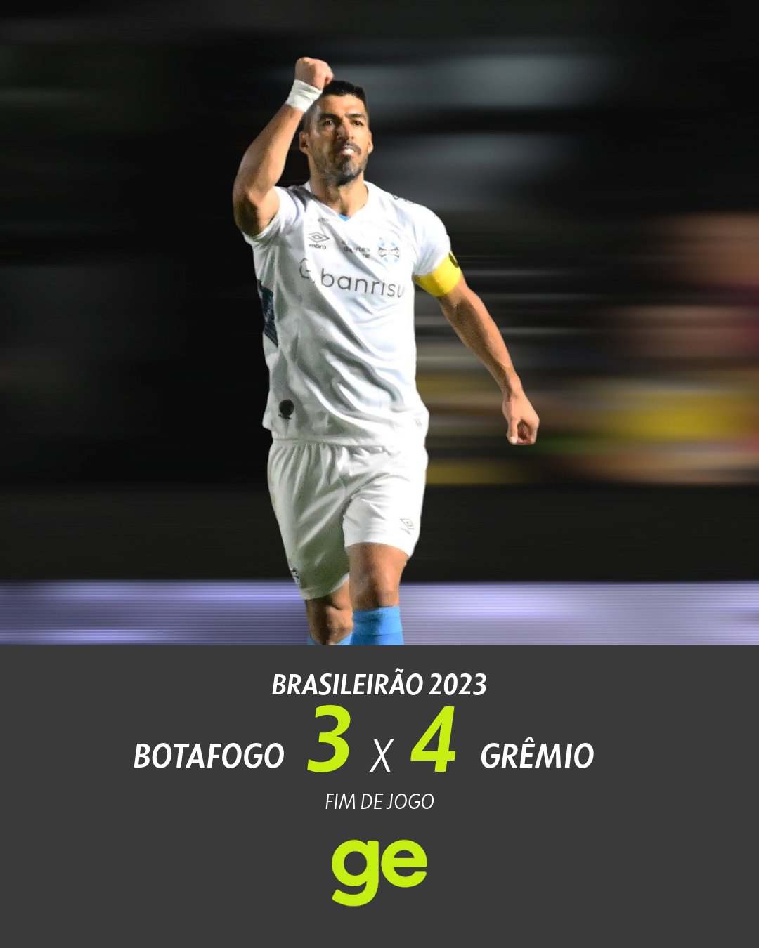 BOTAFOGO 3 X 4 GRÊMIO, BRASILEIRÃO 2023