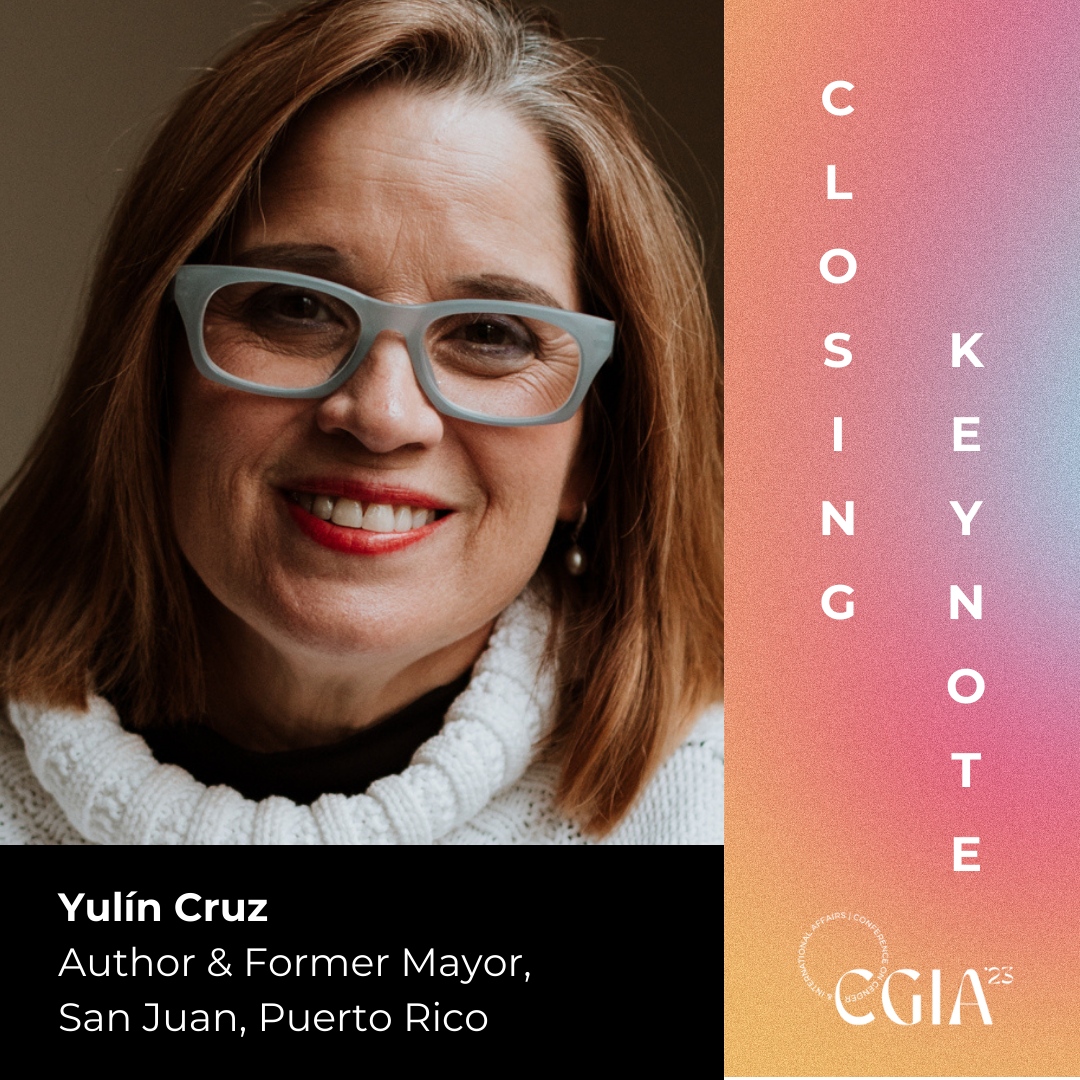 CgiaFletcher's tweet photo. 📔 Meet Yulín Cruz (she/her/hers), former Mayor of San Juan, Puerto Rico, author of “El Poder está en la Calle (Power is in the Street),” and CGIA’s closing keynote!

Learn more via our Instagram: https://t.co/uff52gAgM2

@thefletcherschool #cgia2023 #powerpolicyprogress https://t.co/UzrJWbGzba