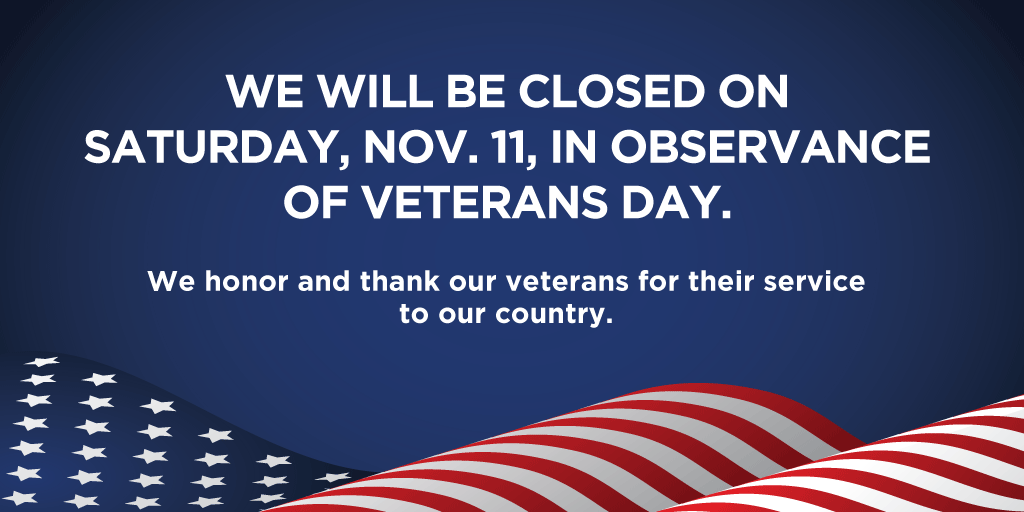 Bellco will be closed on Saturday. You can still access your accounts 24/7 using Bellco's mobile app, online banking or any participating ATM. 

Insured by NCUA.