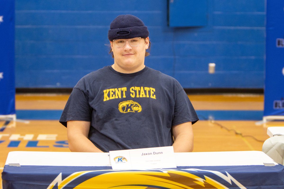 Congratulations to Jaxon Dunn on his commitment to play football at Kent State University! #GoBlue