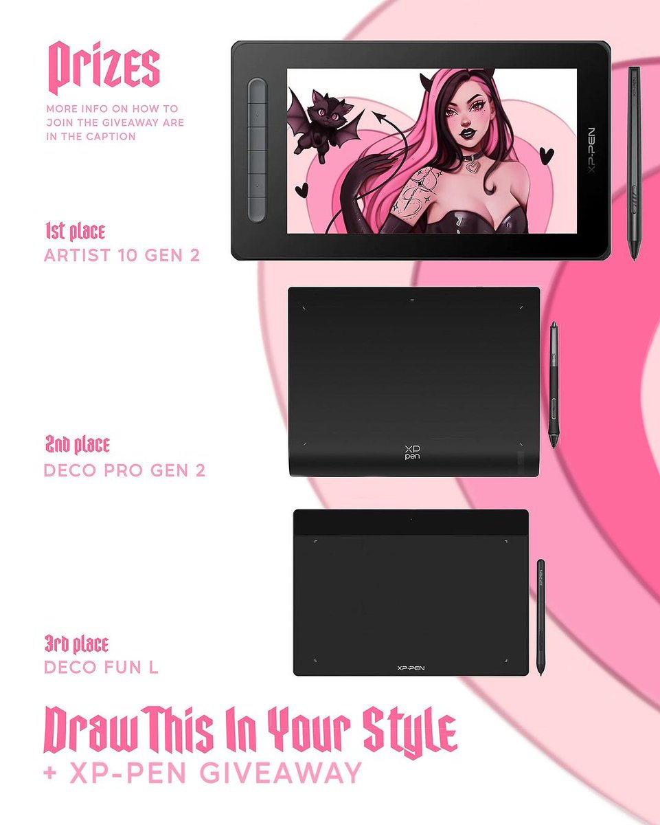 XPPen_de's tweet photo. #drawthisinyourstyle #heymaryredraw
Everyone is creative. @/heymaryjean (IG) is now hosting a DTIYs on instagram (https://t.co/mb1OeoX8Cq). If you are interested, click the link for more infos. The Winner have the chance to win #XPPen #graphictablets. https://t.co/ZGEJZ8ogwO