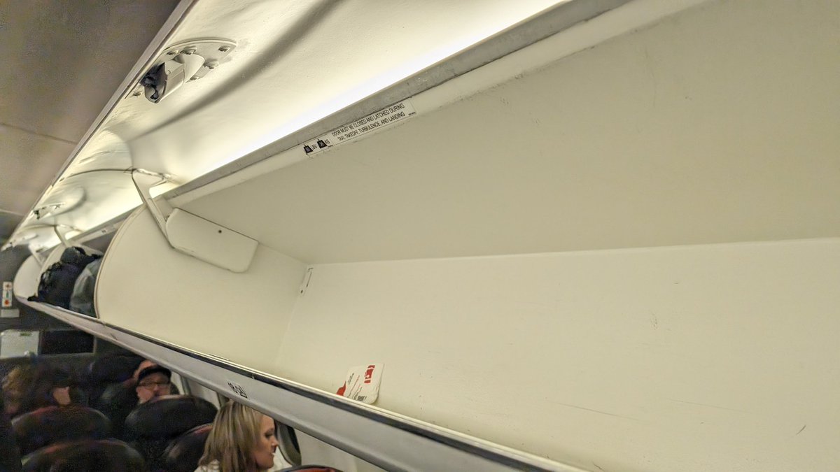 x - Daniel Sharpe (@get_sharpe) on Twitter photo First time flying <a href="/AmericanAir/">americanair</a> and they told me I had to check my bag because there was no overhead space. This is no overhead according to <a href="/AmericanAir/">americanair</a>. FYI this is why I fly <a href="/united/">United Airlines</a> First time flying <a href="/AmericanAir/">americanair</a> and they told me I had to check my bag because there was no overhead space. This is no overhead according to <a href="/AmericanAir/">americanair</a>. FYI this is why I fly <a href="/united/">United Airlines</a>