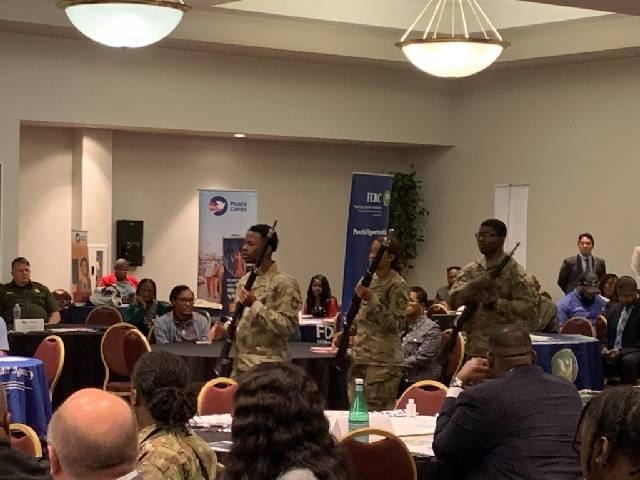 AamuRotc's tweet image. Action shots from the 18th Annual Alabama A&M University Veterans Day Program.
More Info on our FB and IG!
#6thbrigadearmyrotc #cadetcommand #armyrotc #GoBulldogs #serviceissoverignty #rotc #bulldogbn #aamu #aamurotc