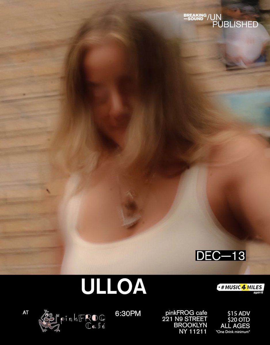 homesicknatalie's tweet image. super excited to announce that i’ll be playing @breakingsound on december 13th 🤍🪽 i’ll be sharing some new music &amp;amp; i can’t wait! see you there🧚🏼‍♂️ tickets are now available for purchase - be sure to click “ULLOA” at checkout &amp;amp; get ‘em while you can 🧸: tixr.com/groups/breakin…