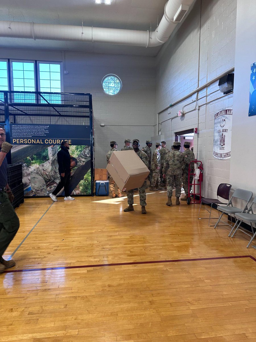AamuRotc's tweet image. Big changes are coming to the AAMU ROTC program... I wonder what is in those crates... Any guesses?
#6thbrigadearmyrotc #cadetcommand #armyrotc #GoBulldogs #serviceissoverignty #rotc #bulldogbn #aamu #aamurotc