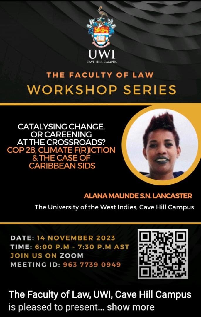 🚨 Join us on Tuesday
#ClimateAction #ClimateCrisis #Caribbean
