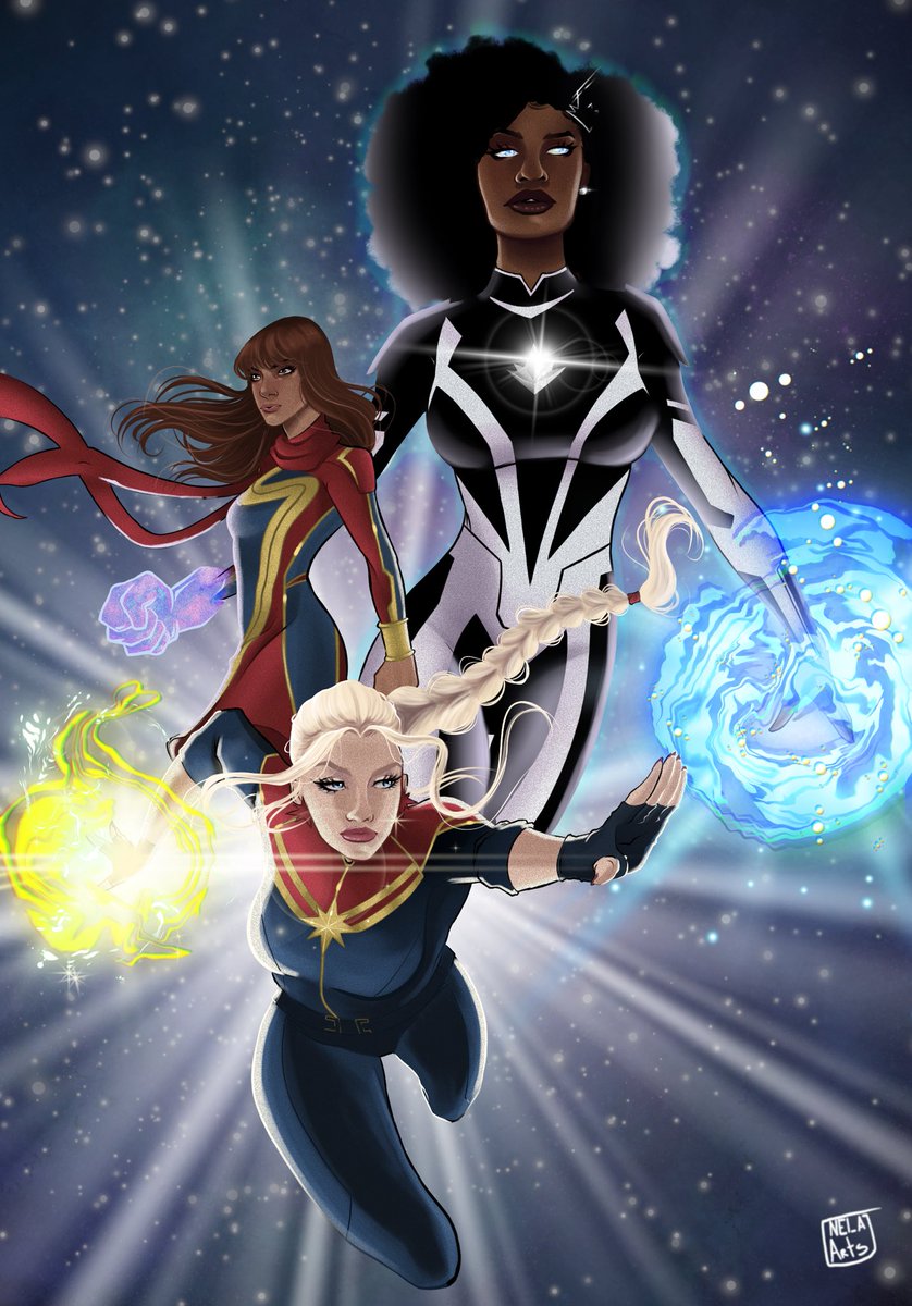 The marvels is out this week! If you enjoy the movie or any of the badass women, consider adding this piece to your collection!
#TheMarvels #TheMarvelsTH #marvel #MarvelComics #CaptainMarvel #MonicaRambeau #kamalakhan #nickfury