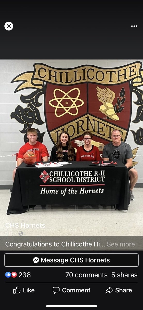 Congratulations Kayanna on signing with NCMC today! It’s a Great Day to be a Hornet!