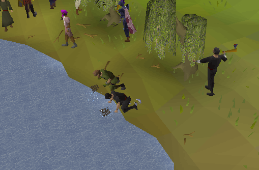 has anyone create a play to earn runescape yet? want to experience losing 8 eth on white wolf mountain omw to catch lobbies