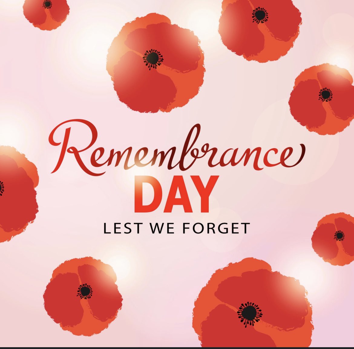 Remembrance Day on Saturday. If possible please stop all matches prior to 11am and observe 1 min silence