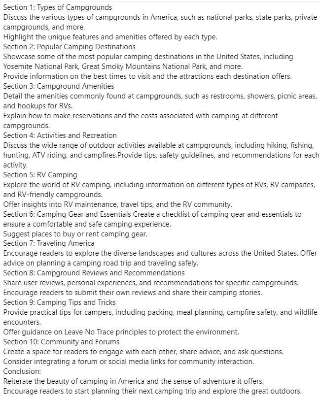 CampgroundOk's tweet photo. Campgrounds in America
#campgrounds #americanmade your ultimate resource for all things related to #campinglife and #campground #unitedstates
Discover the beauty of the great outdoors, the best campgrounds, and the myriad of outdoor activities that
Section 1: Types of Campgrounds https://t.co/DLkchMAUds