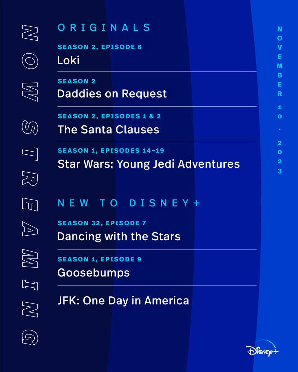 Check out what’s coming down the chimney! 🎁 

Stream the first two episodes of #TheSantaClauses season 2, the finale of #Loki season 2, and so much more. #NowOnDisneyPlus