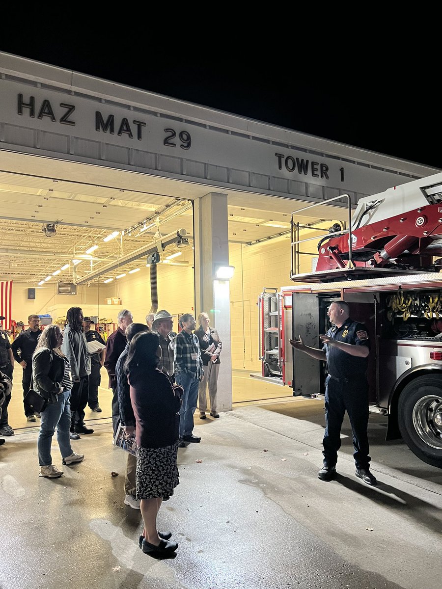 MikeParks1984's tweet image. It’s @HFDVA Night at Harrisonburg Citizen Academy! Thanks to Chief Tobia and the incredible HFD team for showing us around Station 1 and talking about some of the many responsibilities the department has in The Friendly City!