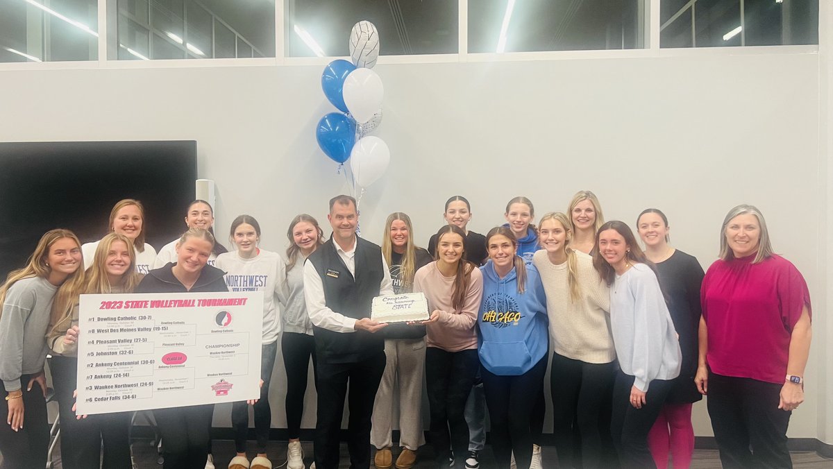 Tonight we catered a meal to the 2024 Waukee Northwest Volleyball team and coaches to congratulate them for being 2023 5A State Volleyball Champs! 🏐

Congratulations to all players and coaches on all your work!