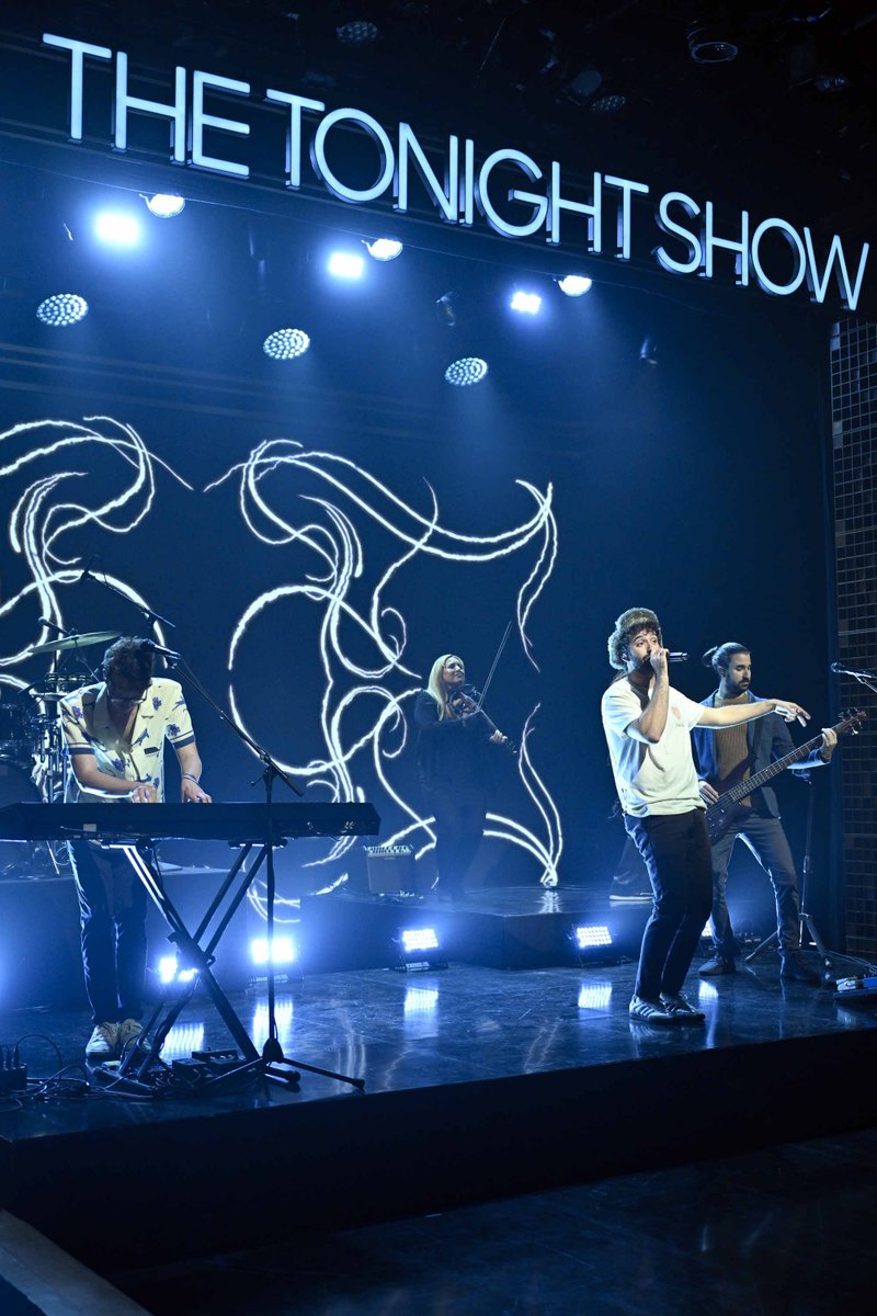 FallonTonight's tweet photo. .@AJRBrothers talks their new album The Maybe Man and performs “Yes I’m A Mess” tonight! #FallonTonight https://t.co/rlYodMMyoc