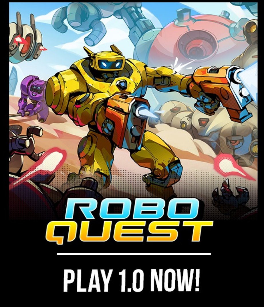 ! you can now play 1.0 now on Steam, Xbox, Xbox Game Pass and EGS or try the demo on Steam #adgoing live with@RoboquestGame