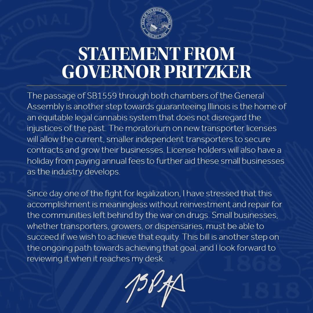 Governor JB Pritzker tweet media