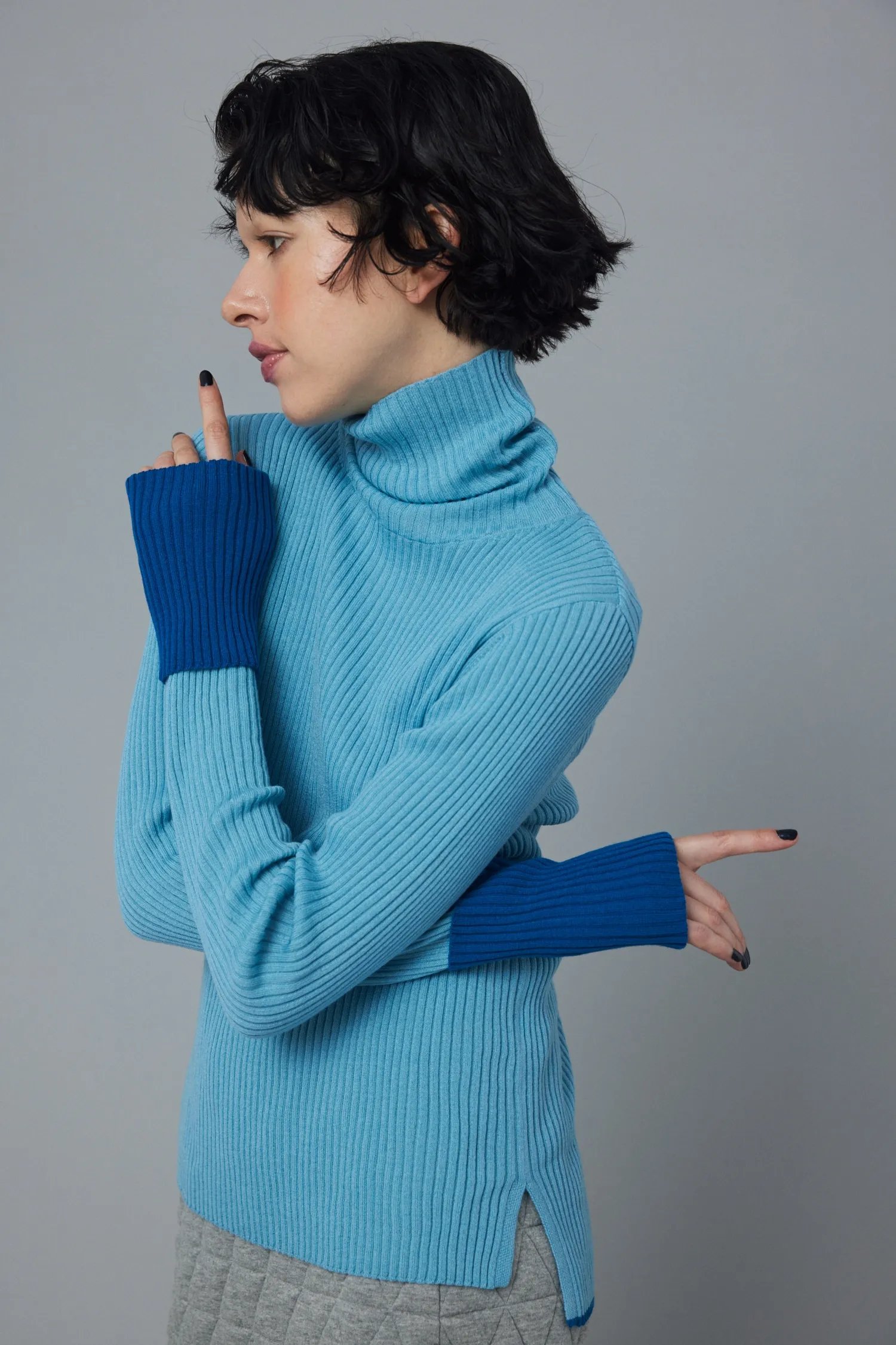 HeRIN.CYE（ヘリンドットサイ）の「Knit long vest（ニット