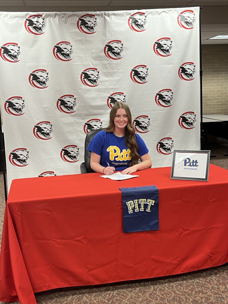 Congratulations to Bella Carroto on committing to continue her academic and soccer careers at Pitt Greensburg!