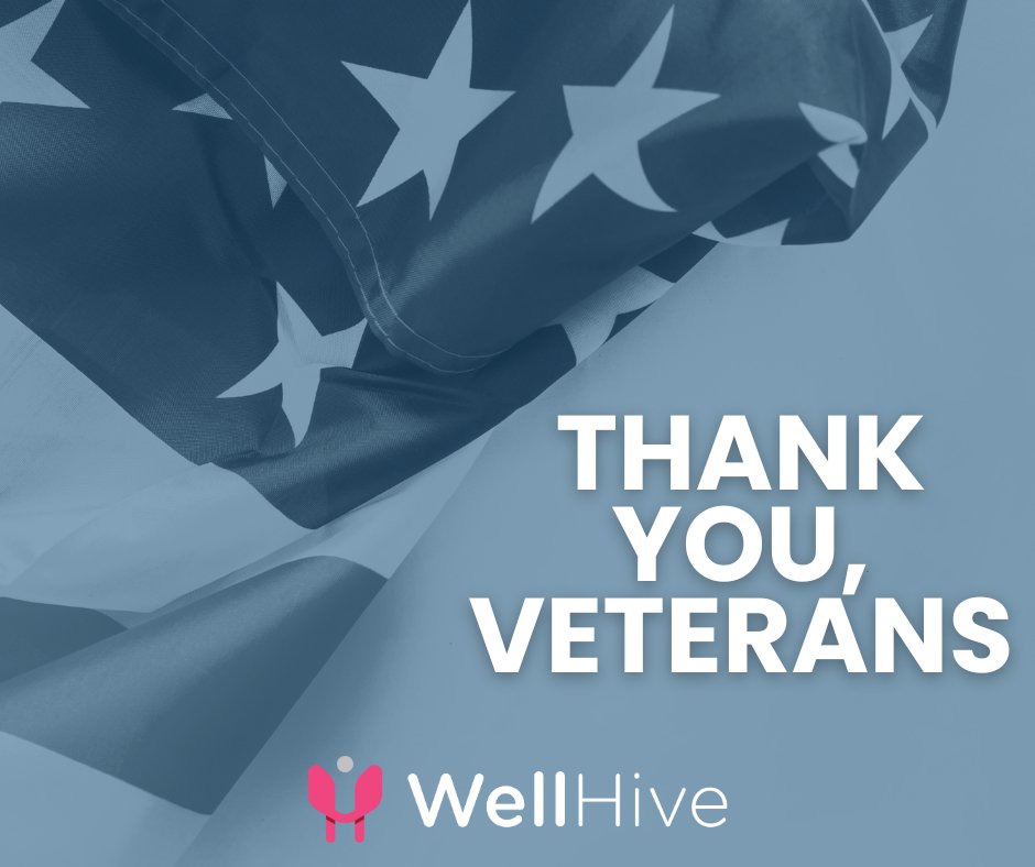 Today, we honor our nation's Veterans' steadfast bravery and sacrifices. At WellHive, we're proud to collaborate with the U.S. Department of Veterans Affairs to enhance healthcare accessibility for our heroes. WellHive.com/federal . . . #VeteransDay #WellHive