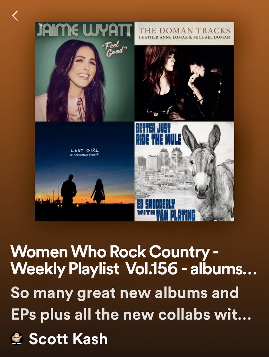 Scott Kash (@scottkash88) on Twitter photo NEW #WomenWhoRock playlist with new releases by
<a href="/KendraDantes/">Kendra Dantes</a>
<a href="/beckblackrocket/">Beck Black</a>
<a href="/TheBanquetss/">The Banquets</a>
<a href="/pammytree/">Pamela Tully Music</a>
<a href="/Sonnetmusic/">Sonnet Simmons</a>
@FerrisSylvester
<a href="/BonnieMcKee/">Bonnie McKee</a>
+MORE
#Spotify
spoti.fi/3SAYczt
#NewMusic2023 #MultiGenre <a href="/Know_Know44/">KNOW-KNOW44 KNOWER OF KNOWLEDGE</a> @rt_tsb NEW #WomenWhoRock playlist with new releases by
<a href="/KendraDantes/">Kendra Dantes</a>
<a href="/beckblackrocket/">Beck Black</a>
<a href="/TheBanquetss/">The Banquets</a>
<a href="/pammytree/">Pamela Tully Music</a>
<a href="/Sonnetmusic/">Sonnet Simmons</a>
@FerrisSylvester
<a href="/BonnieMcKee/">Bonnie McKee</a>
+MORE
#Spotify
spoti.fi/3SAYczt
#NewMusic2023 #MultiGenre <a href="/Know_Know44/">KNOW-KNOW44 KNOWER OF KNOWLEDGE</a> @rt_tsb