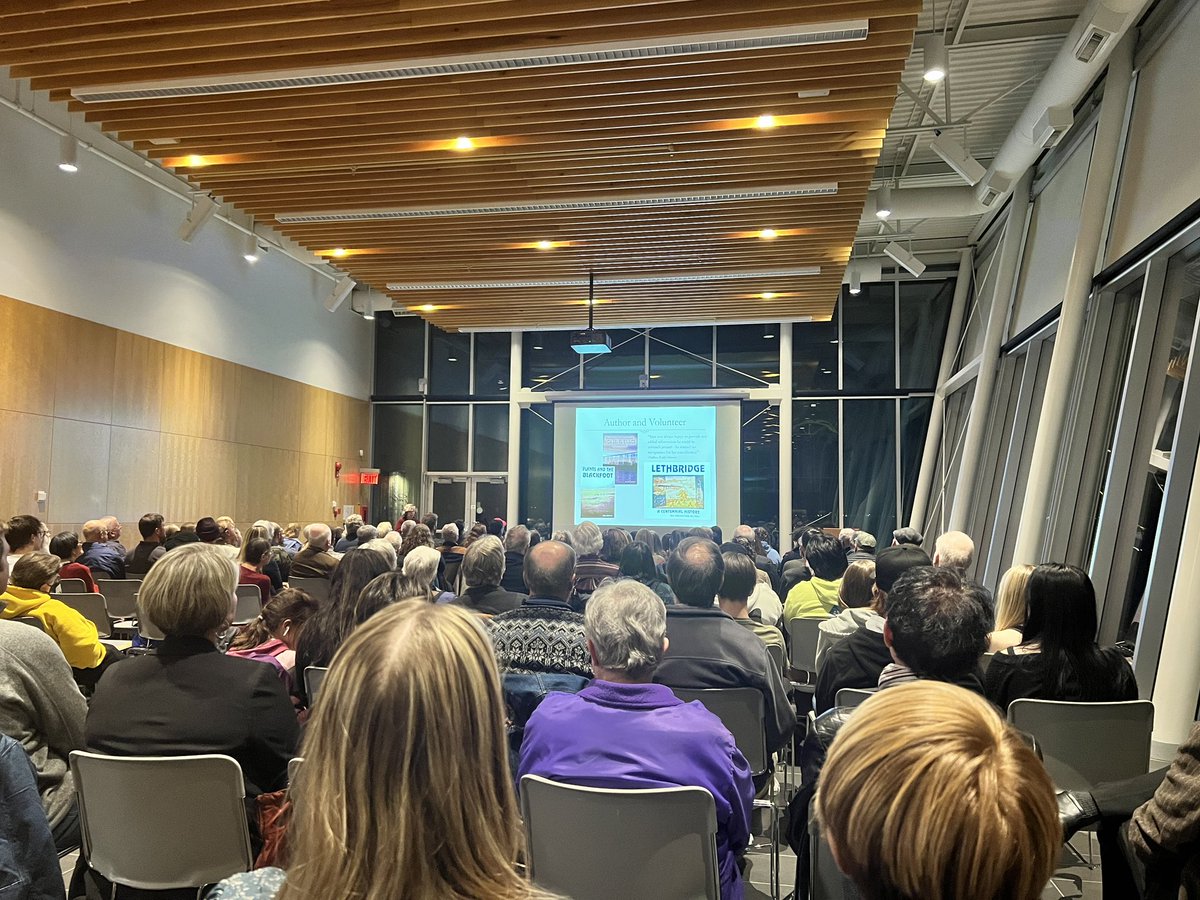 Fascinating talk this evening by Dr. Shawn Bubel @GaltMuseum as part of the Dr. Alex Johnston Lecture Series. @uLethbridge