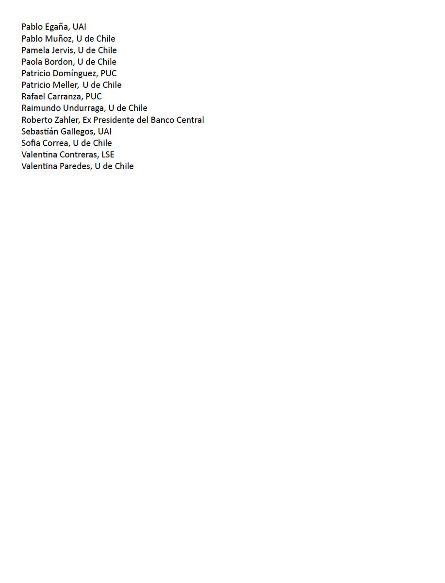 Carta de 40 destacados/as economistas por la opción “en contra”, con una mirada desde nuestra disciplina. De todas las edades (% importante de PhDs top jovenes), representatividad de mujeres (más que nuestra disciplina en general) y trabajando en universidades y lugares diversos