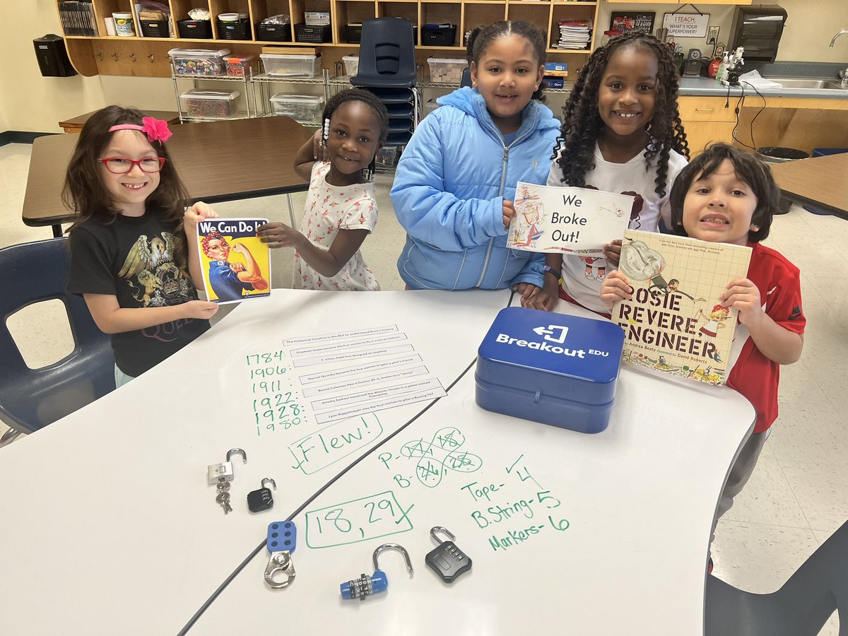 Brain breaks in action! We loved working as a team learning how to do a break out box! We broke out! <a href="/NISDGTAA/">NISD GT & AA</a> <a href="/NISDDriggers/">Rita Kay Driggers ES</a> <a href="/NISD/">Northside ISD</a>