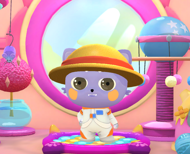 aaronadamczyk's tweet image. Remember this little Astronaut/Safari ITO2?  While he is all grown up now!  A full 53 levels old... #MocossiPlanet #ITO2ingame #pettinggame