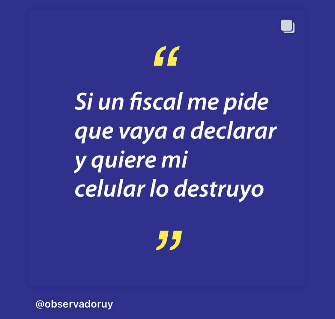 PauPauVDC's tweet photo. El gobierno: Ahí viene fiscalía, actúen normal.

La Bianchi: 

#Uruguay https://t.co/olg6OInmNo