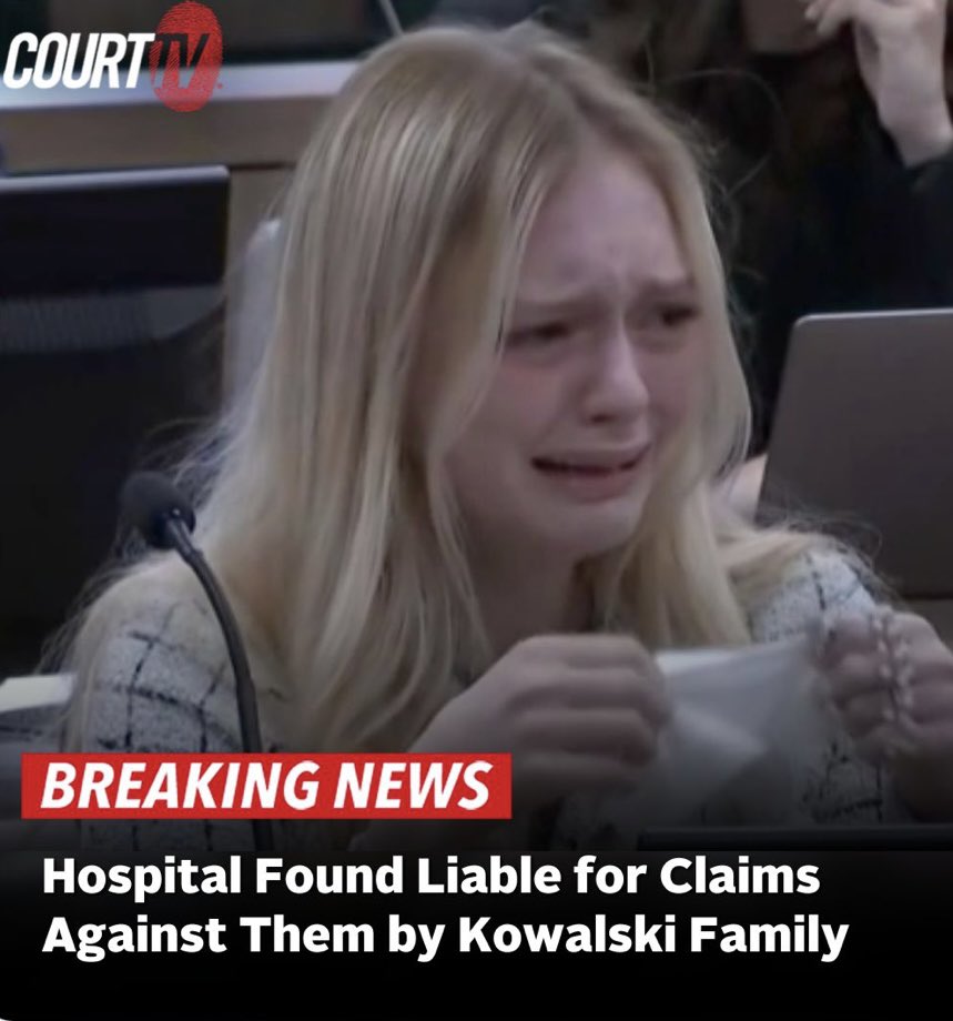 $220 million jury verdict against Johns Hopkins Children’s Hospital in Florida. The public is tired of ignorant, smug, paternalistic, healthcare providers who believe pain is imaginary. Congrats to the #KowalskiFamily and their attorneys. #OurPain