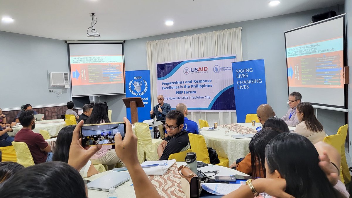 more important to knowing how many persons with disabilities and where they are is knowing what support is needed by persons with disabilities for inclusion and participation. 

importance of pre-placed data and tool that can be adopted in rapid assessment for emergency response.