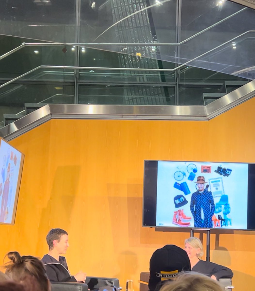 SamSimunyu's tweet photo. A lovely evening of art, fashion &amp; food! Started with a talk on culture and collaboration with the founder of the legendary @colettestore at the @batashoemuseum, followed by an @earlsrestaurant launch. https://t.co/d03zdCntP1