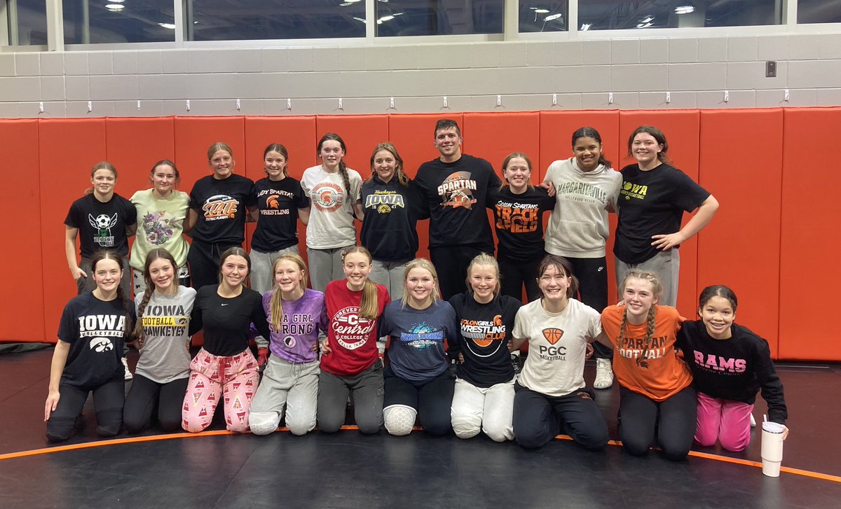 A big thank you to <a href="/schott_ryan/">Ryan Schott</a> for donating some time to come into the room and instruct the girls this afternoon. He taught some great insight on sweep singles, finishing shots on the mat, and an easton tilt. Thanks Coach Schott! #solonstrong