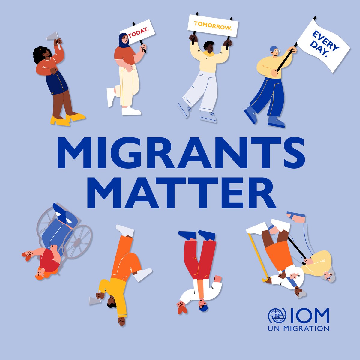 IOMJapan's tweet image. 「移民は大切な存在です」

人はそれぞれ違う理由で移動します。
でも、どうして私たちが
その人たちを助けなければならないのでしょう？
なぜなら、そうすべきだからです。

#PeopleMove #MigrantsRights