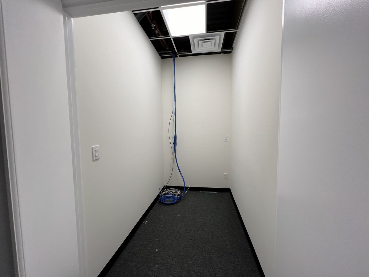 geerlingguy's tweet photo. So... @SchneiderNA I happen to have an empty server room in my new studio space.

A few viewers have recommended a NetShelter rack. And... I'll need a UPS or two for the new studio. Might you be interested in sponsoring a video? https://t.co/C90zssDaxu
