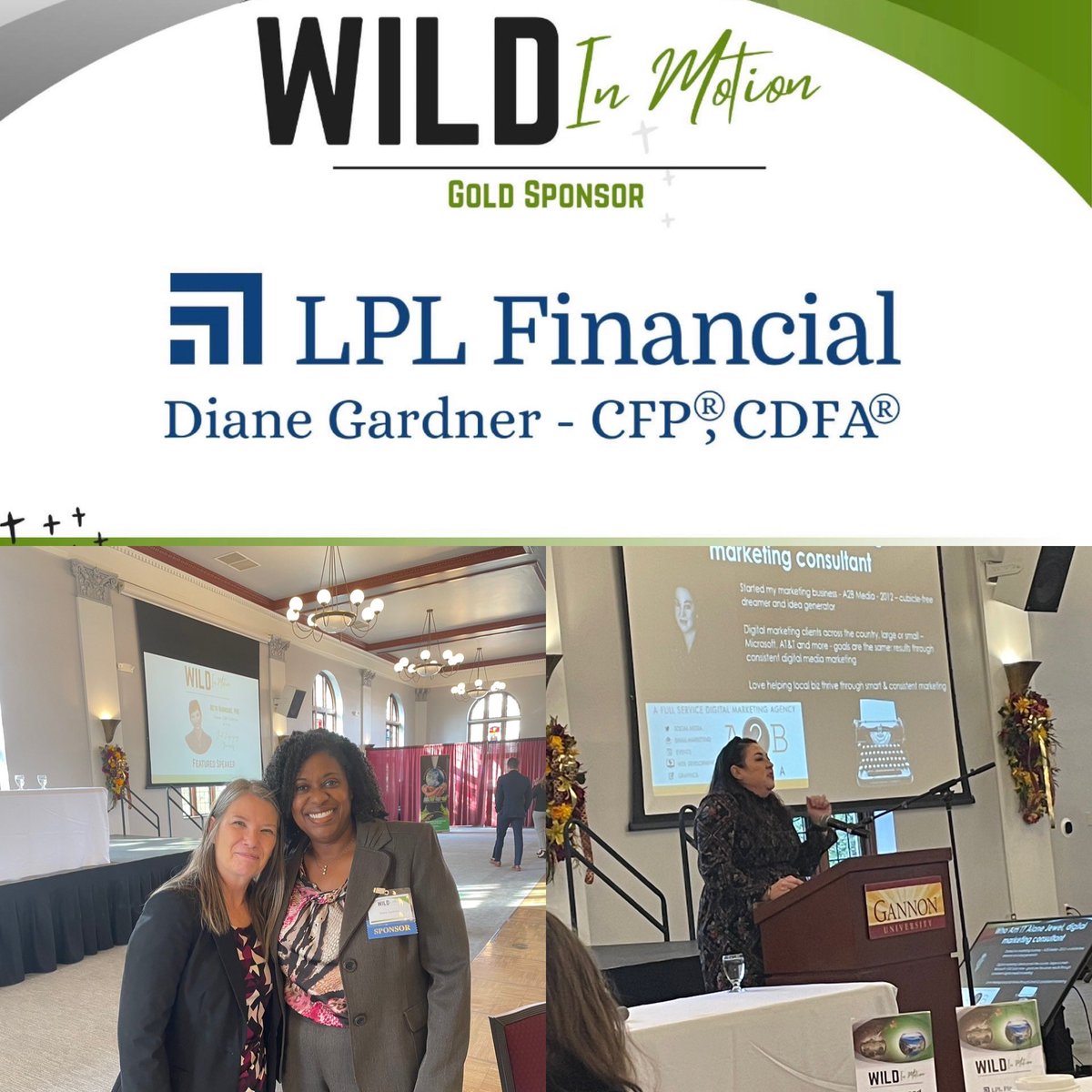Today I was a panelists at the Women In Leadership Development Conference at <a href="/GannonU/">Gannon University</a>. Thanks <a href="/MaggieHornesbdc/">Maggie Horne</a> for the invite. <a href="/alanejewel/">Alane Jewel, LLC: A2B Media Marketing & Art by AJ</a> your presentation was amazing. #womeninbusiness #CFPPro